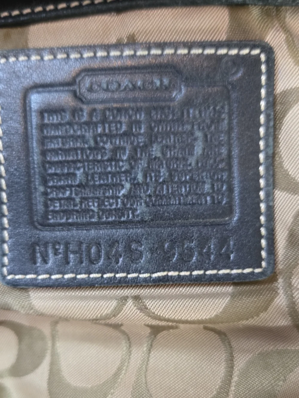 Coach Black Leather Shoulder Bag with Silver Hardware